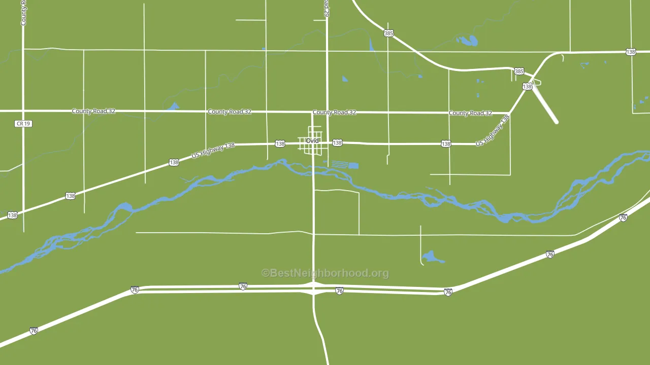 80744, CO block-group voter-turnout map