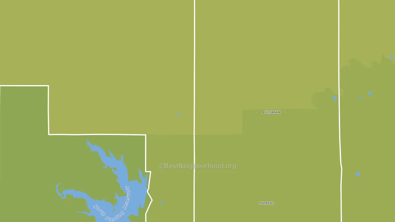 80745, CO block-group voter-turnout map