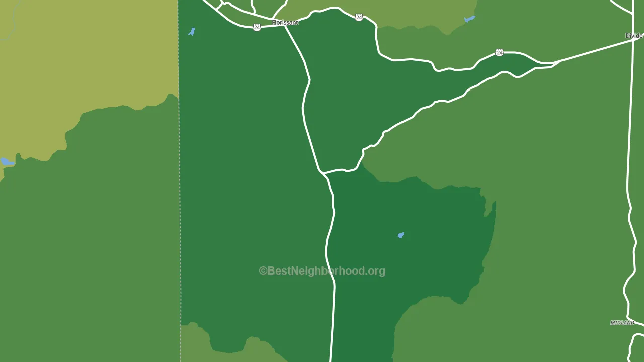 80816, CO block-group voter-turnout map