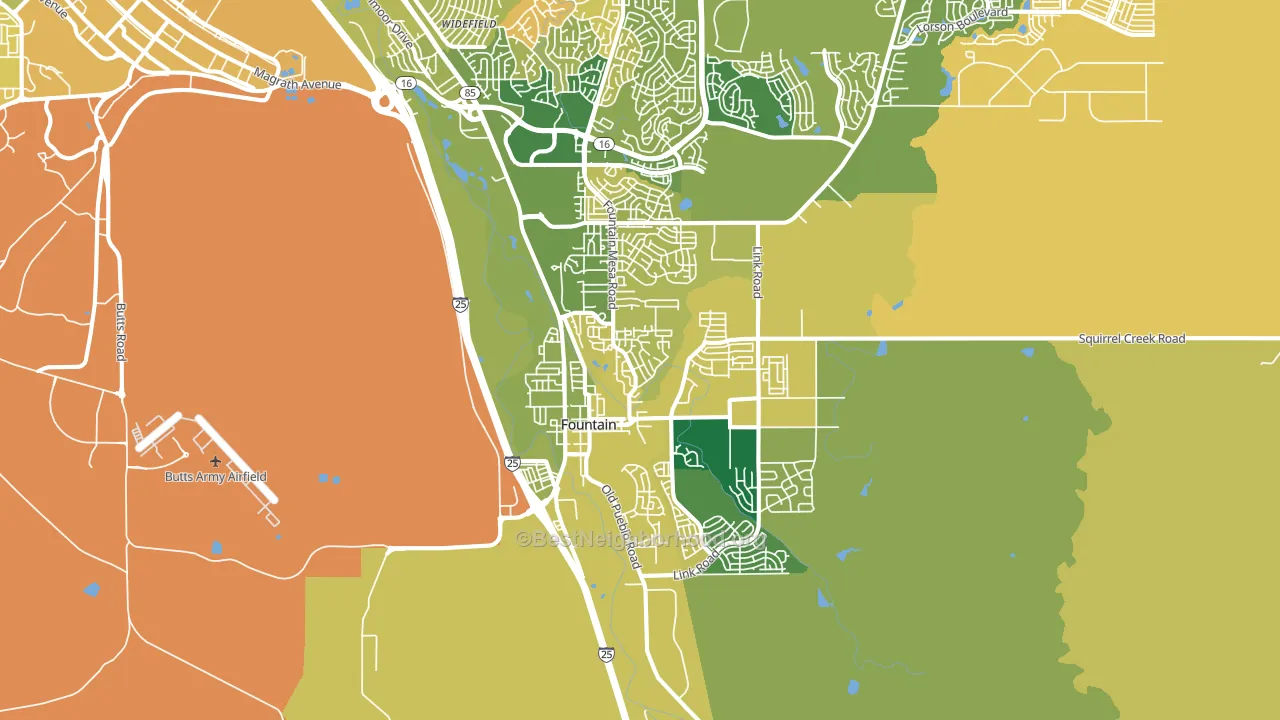 80817, CO block-group voter-turnout map