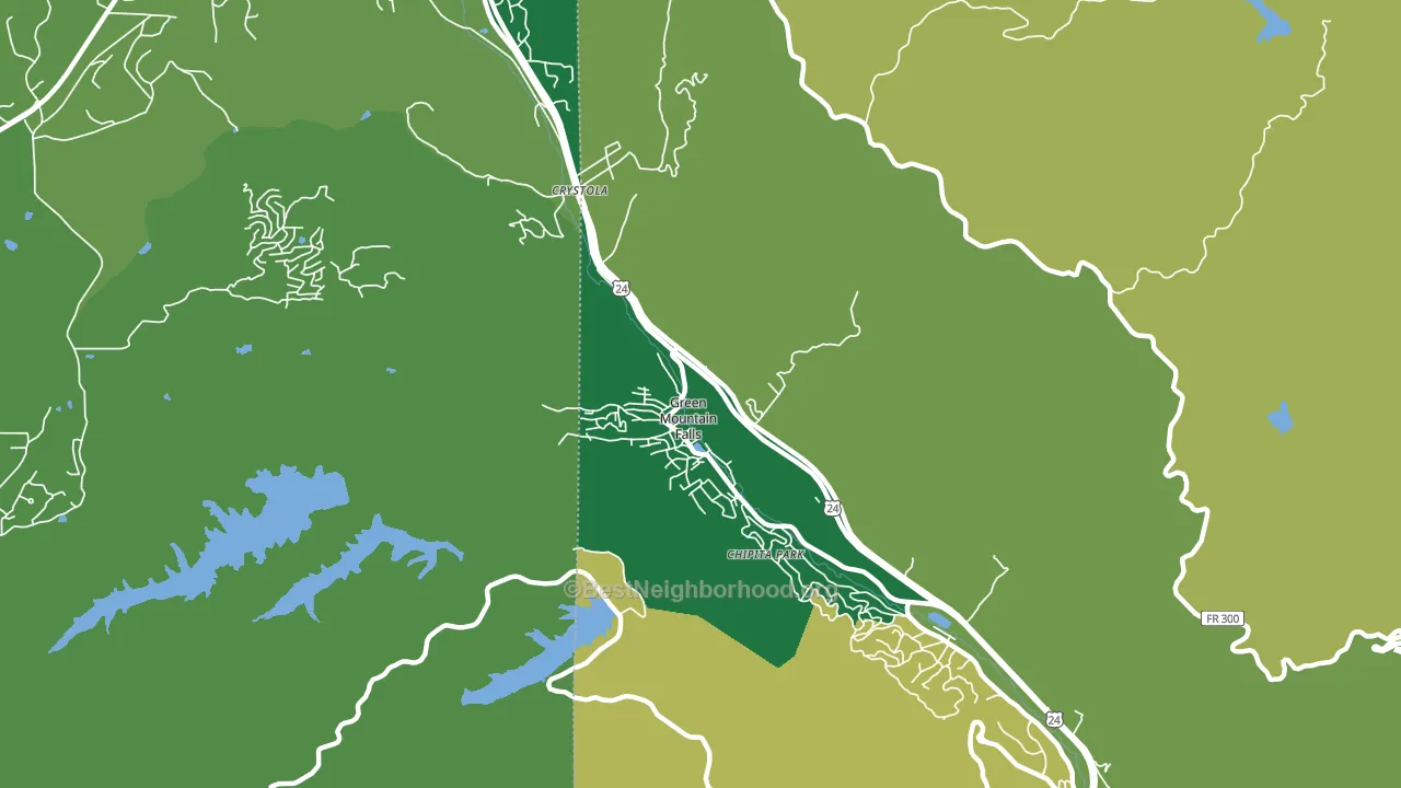 80819, CO block-group voter-turnout map