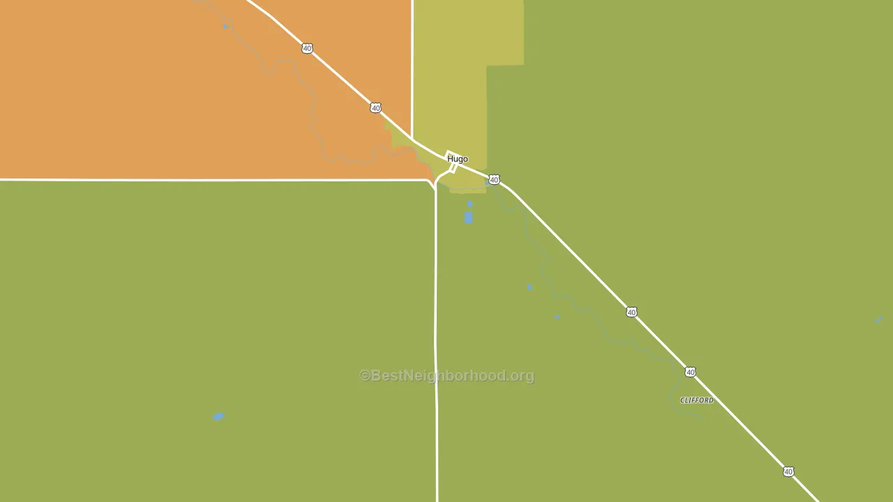 80821, CO block-group voter-turnout map