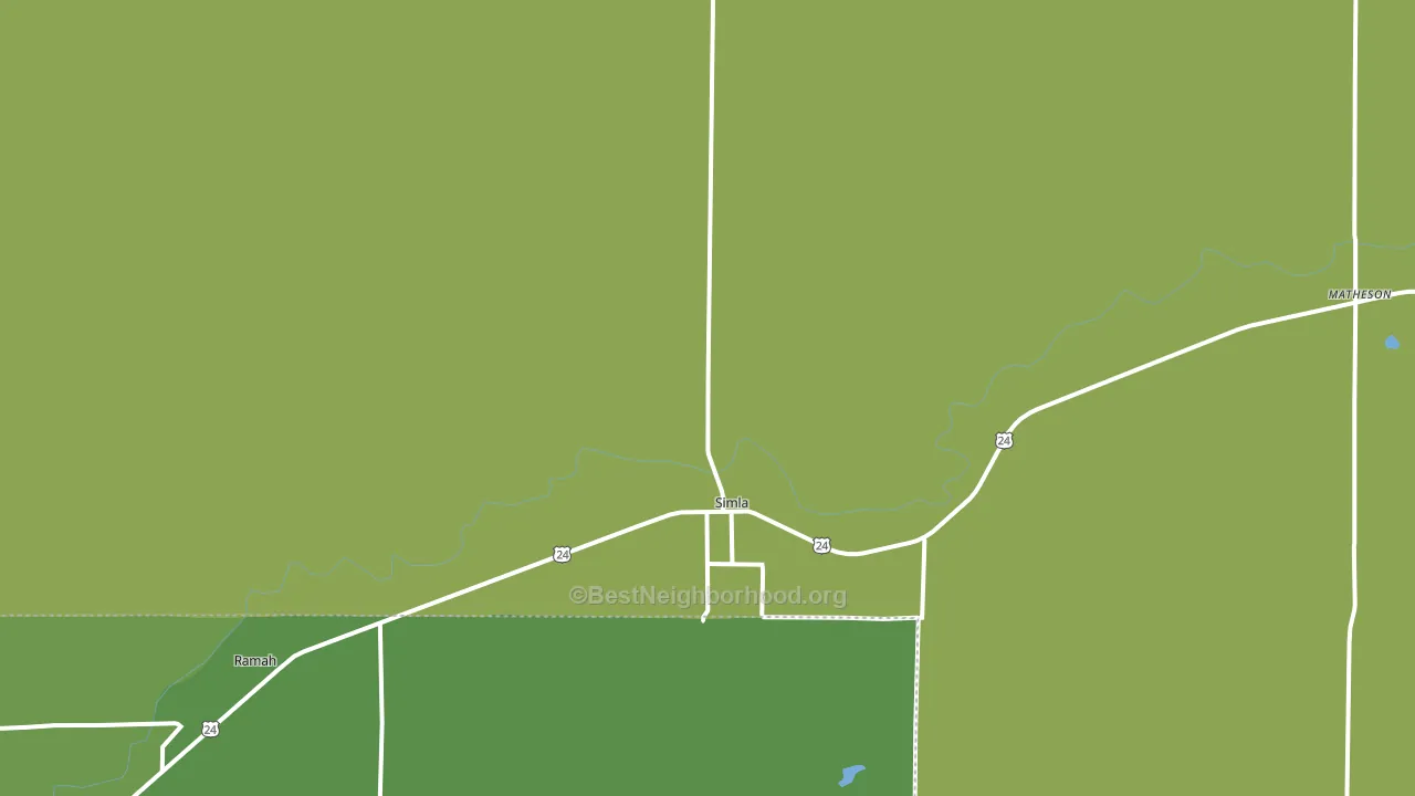 80835, CO block-group voter-turnout map