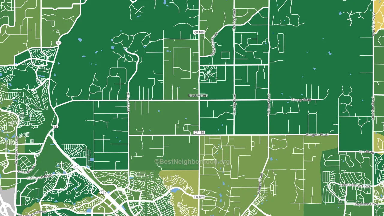 80908, CO block-group voter-turnout map
