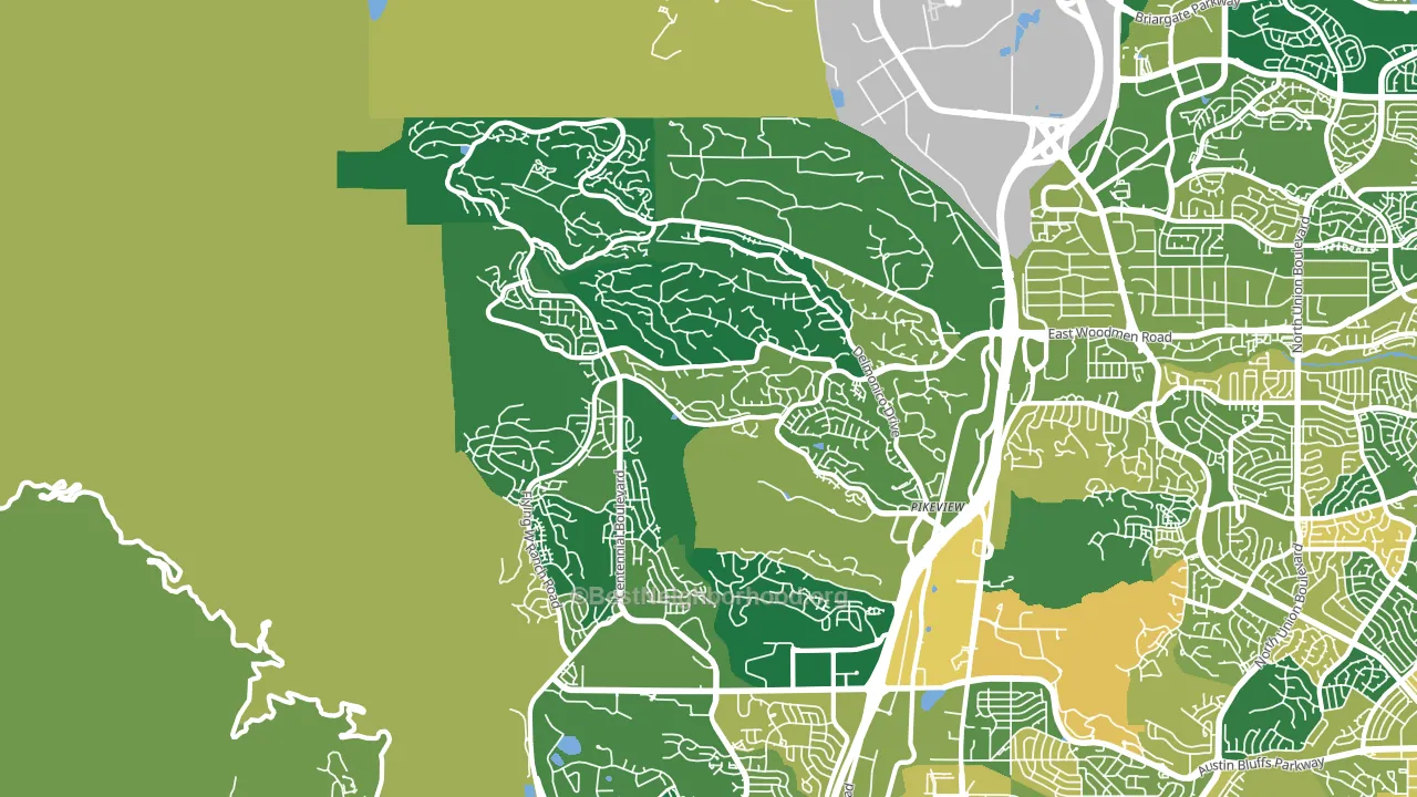 80919, CO block-group voter-turnout map