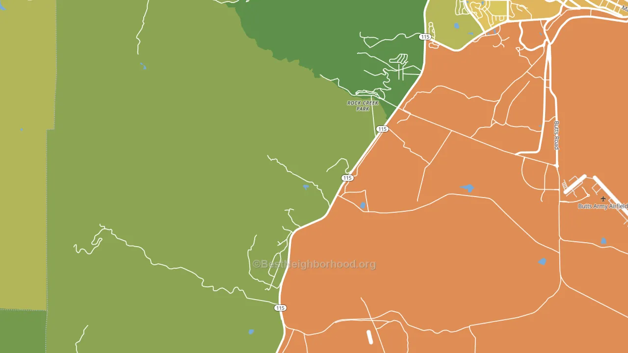 80926, CO block-group voter-turnout map
