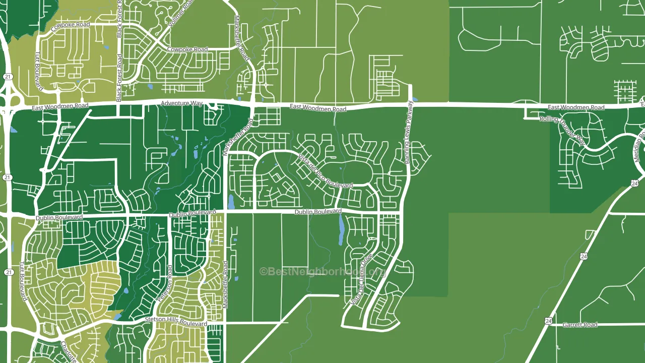 80927, CO block-group voter-turnout map