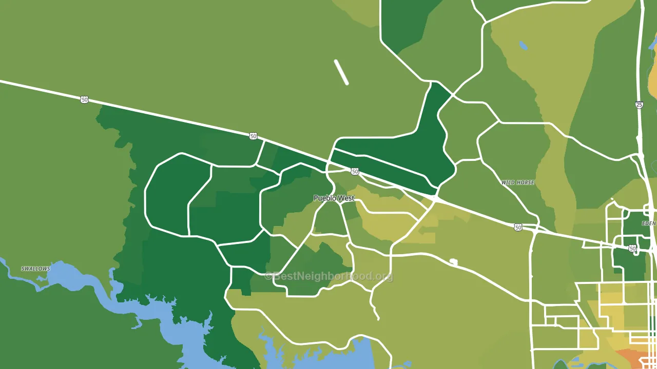 81007, CO block-group voter-turnout map