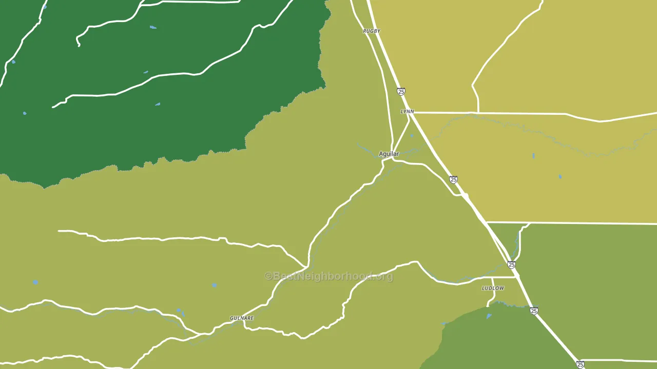 81020, CO block-group voter-turnout map