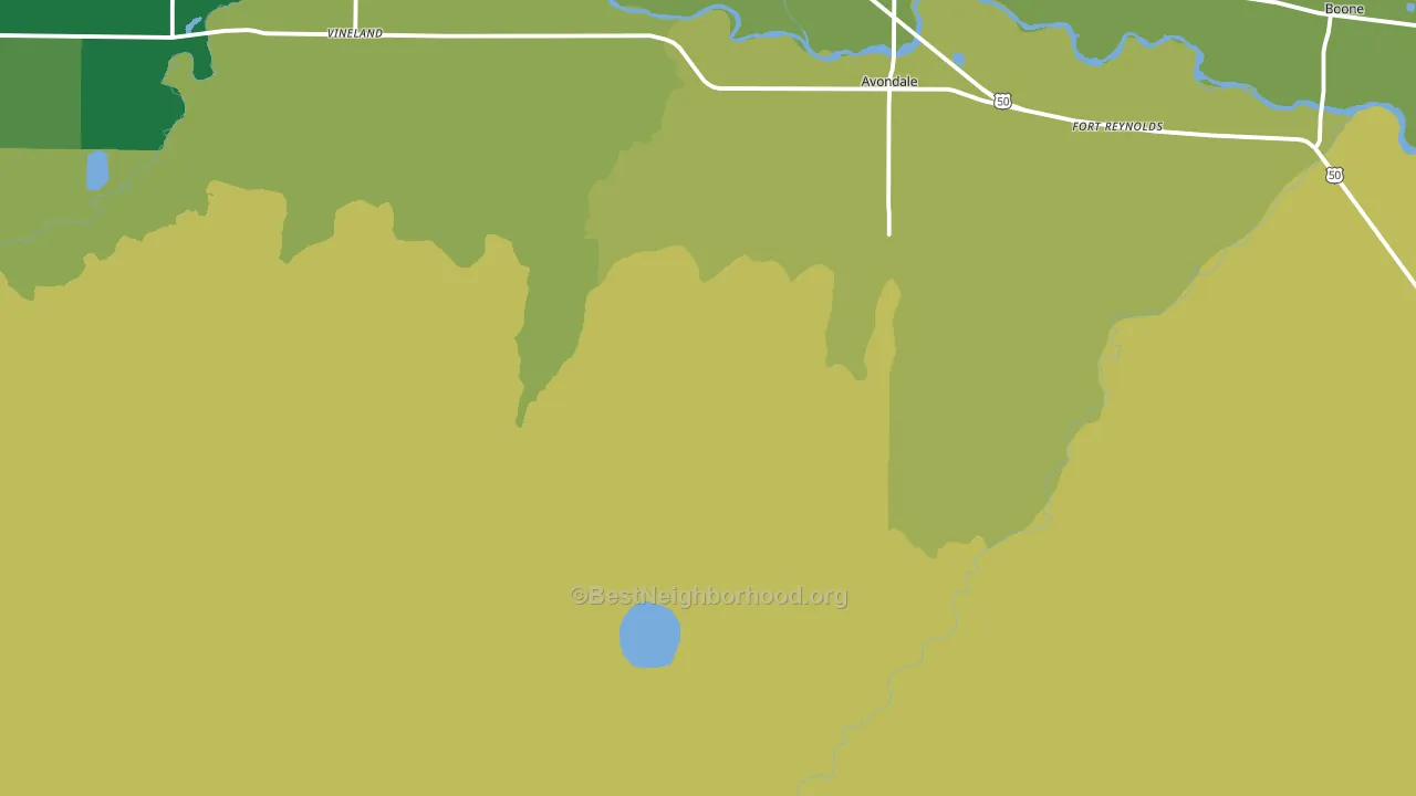 81022, CO block-group voter-turnout map