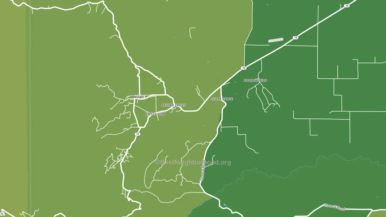 81023, CO block-group voter-turnout map