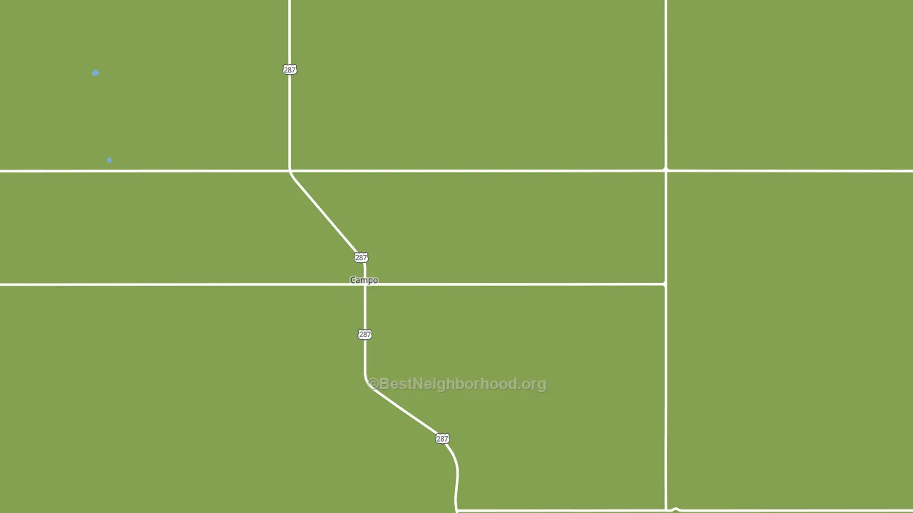 81029, CO block-group voter-turnout map
