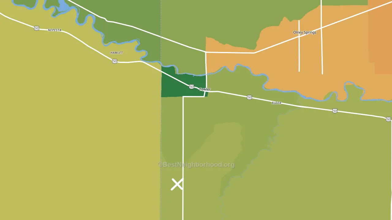 81039, CO block-group voter-turnout map