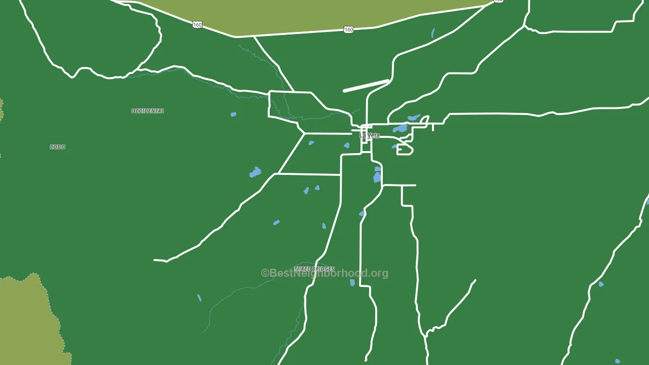 81055, CO block-group voter-turnout map