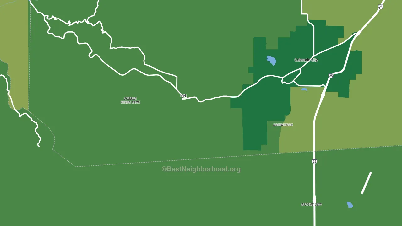 81069, CO block-group voter-turnout map