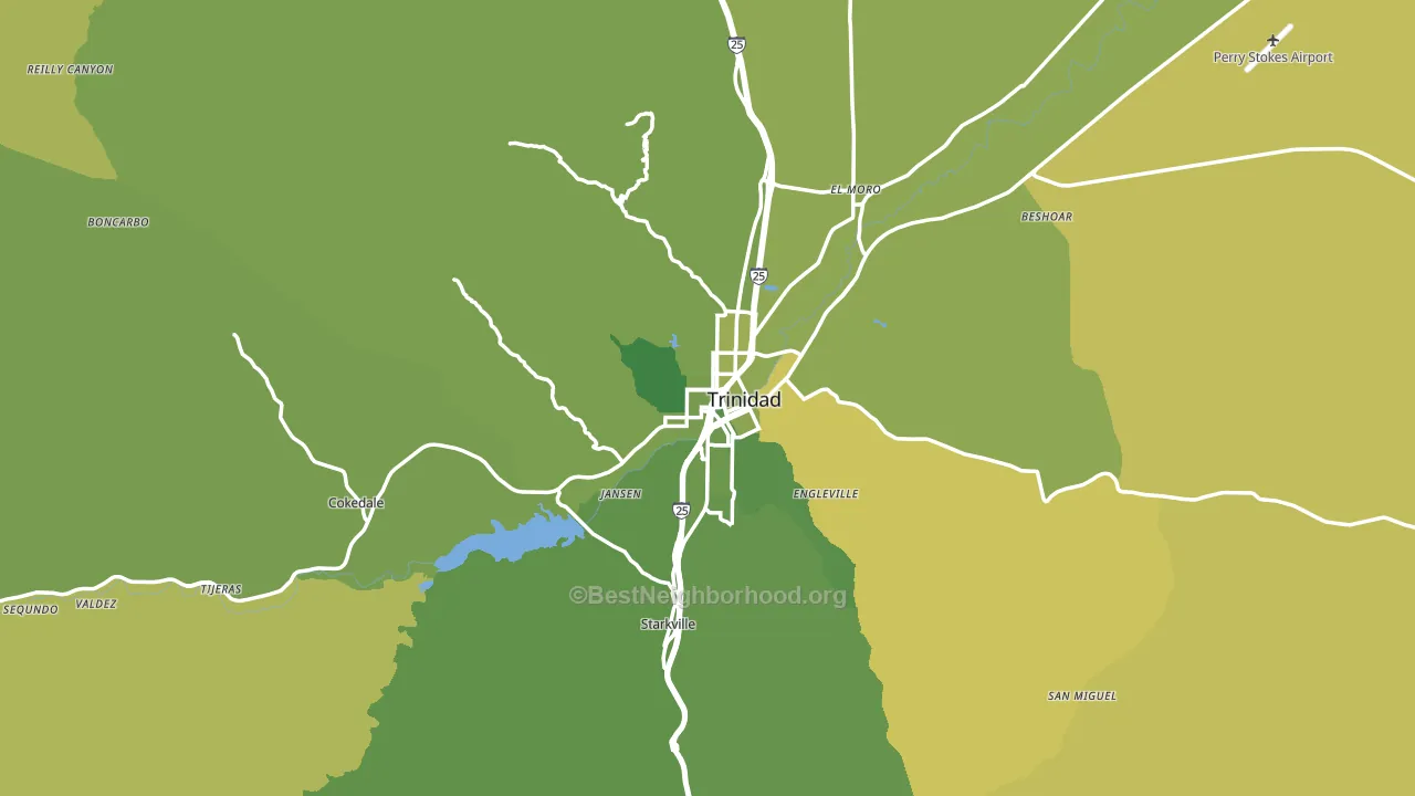 81082, CO block-group voter-turnout map