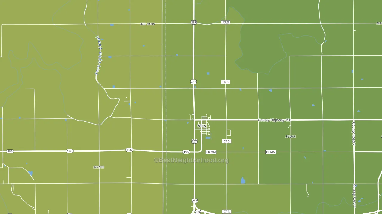 81092, CO block-group voter-turnout map
