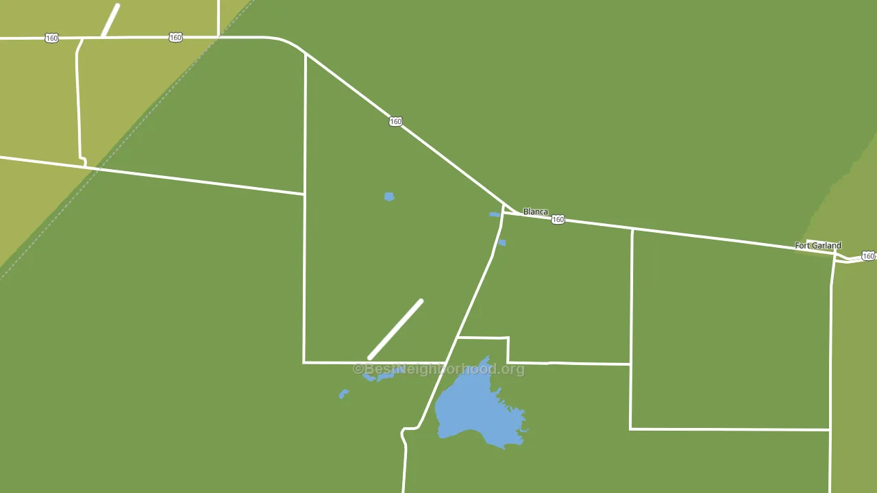 81123, CO block-group voter-turnout map