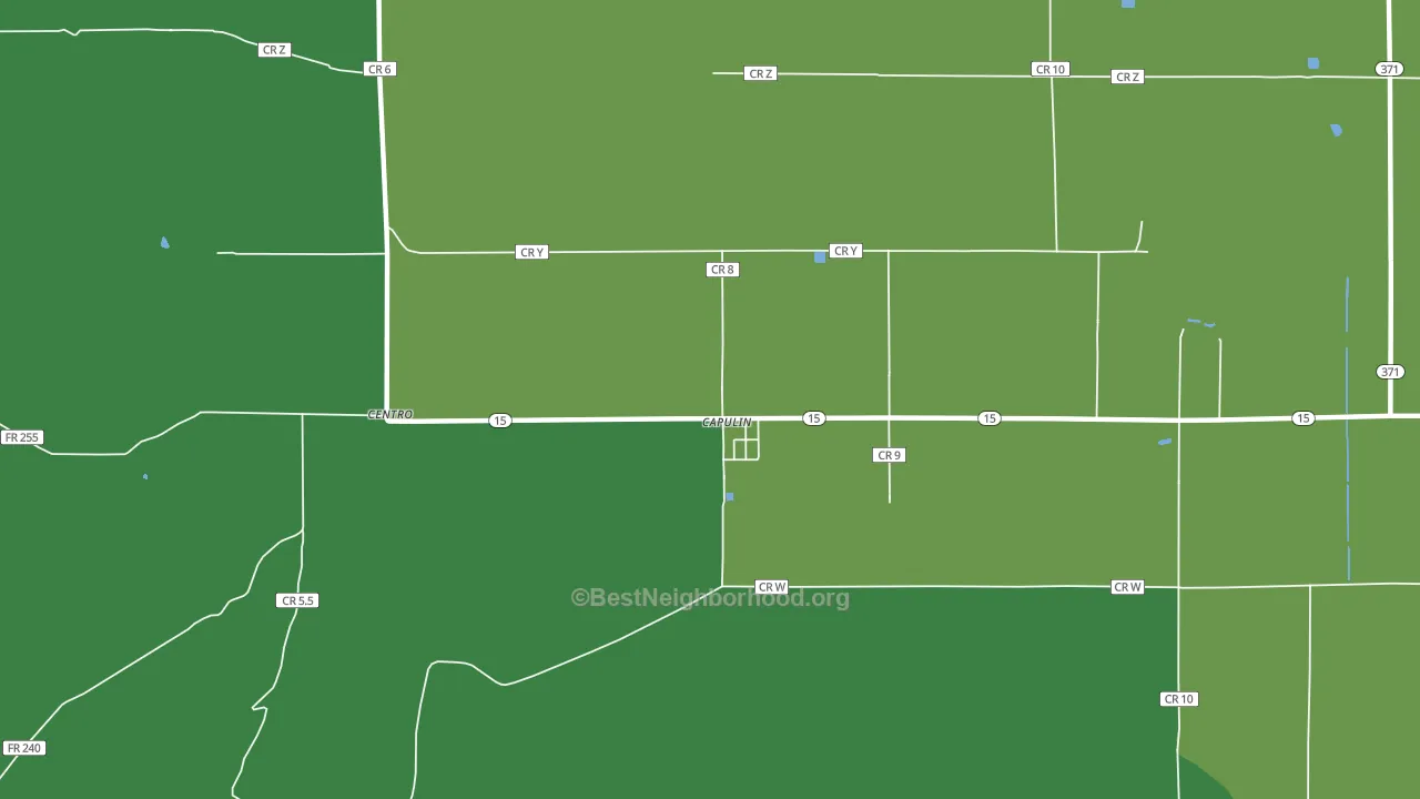 81124, CO block-group voter-turnout map