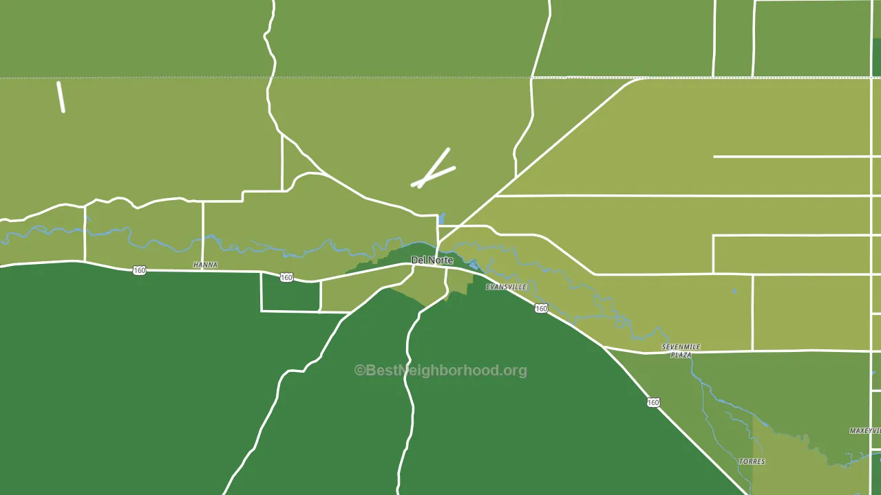 81132, CO block-group voter-turnout map