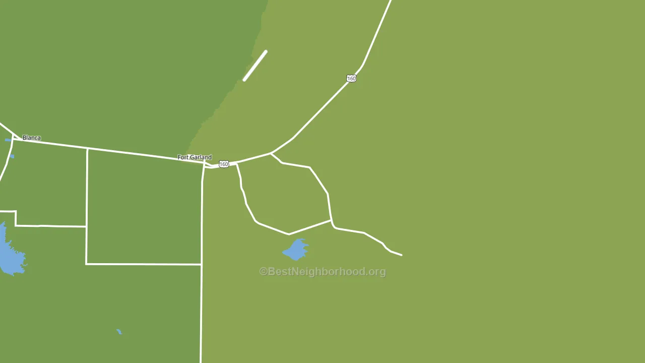 81133, CO block-group voter-turnout map