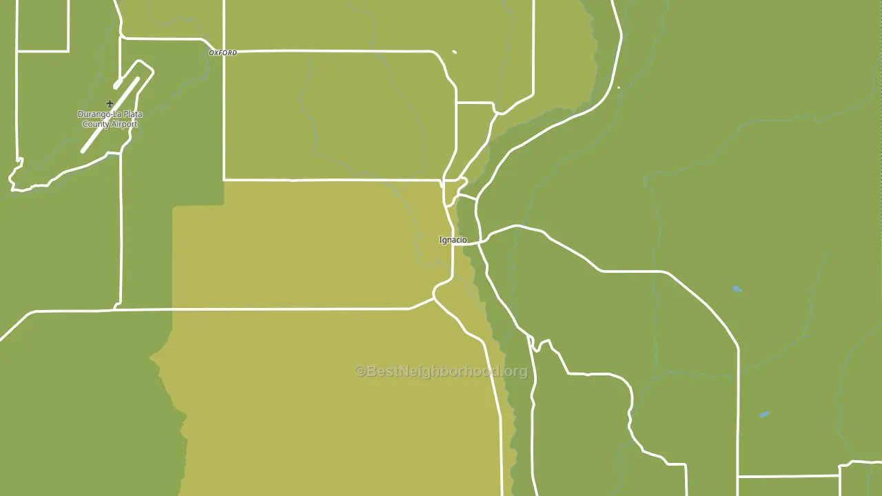 81137, CO block-group voter-turnout map