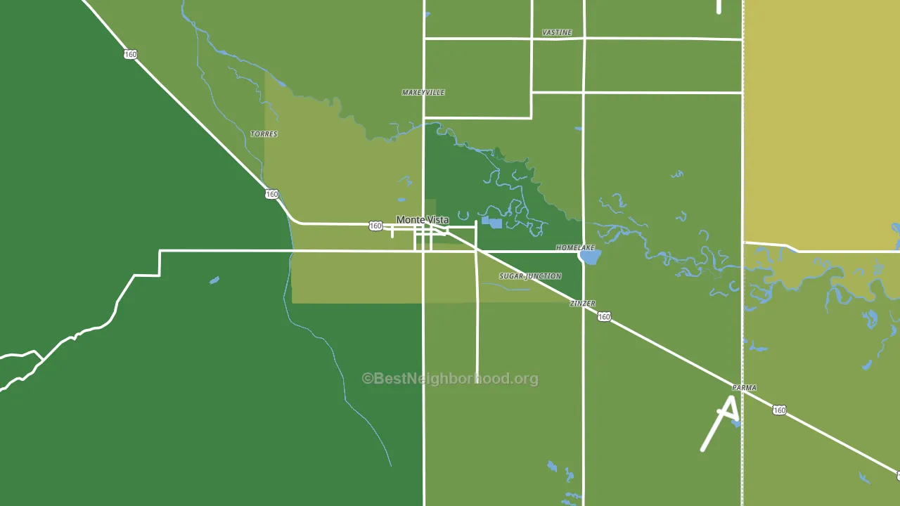 81144, CO block-group voter-turnout map