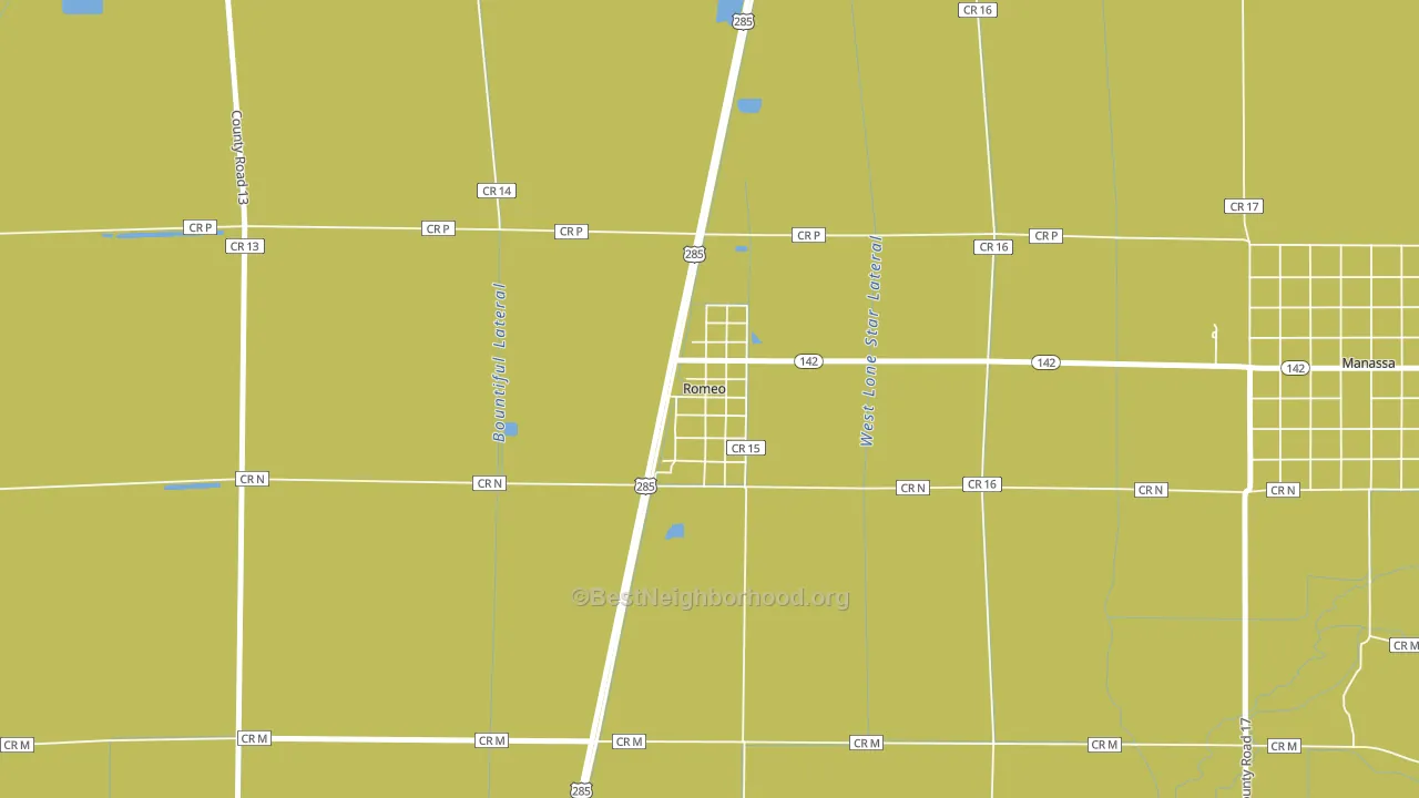 81148, CO block-group voter-turnout map