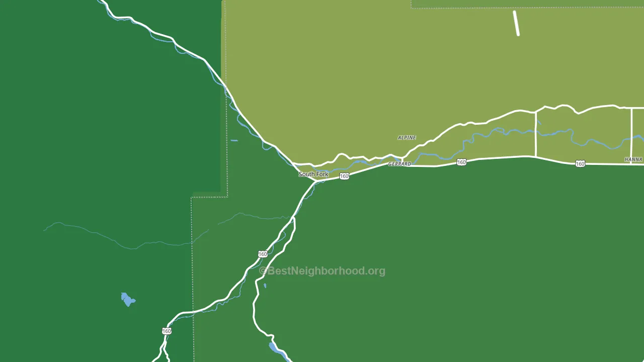 81154, CO block-group voter-turnout map