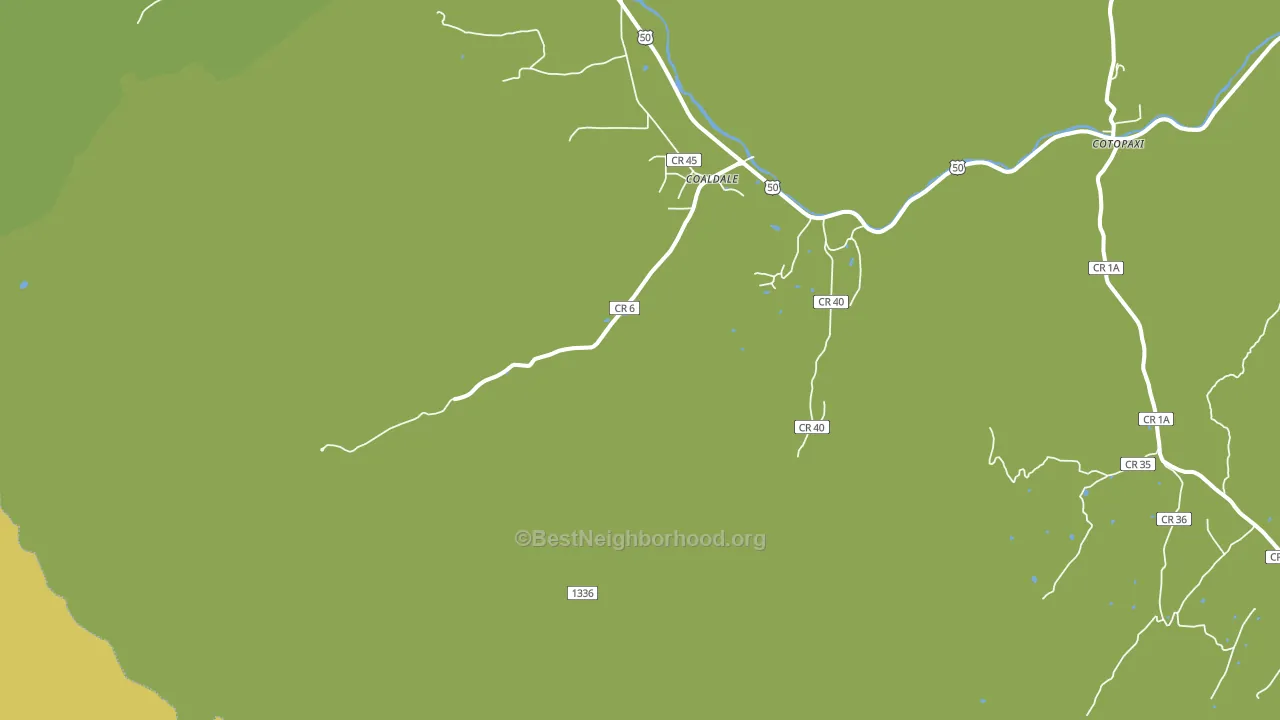 81222, CO block-group voter-turnout map