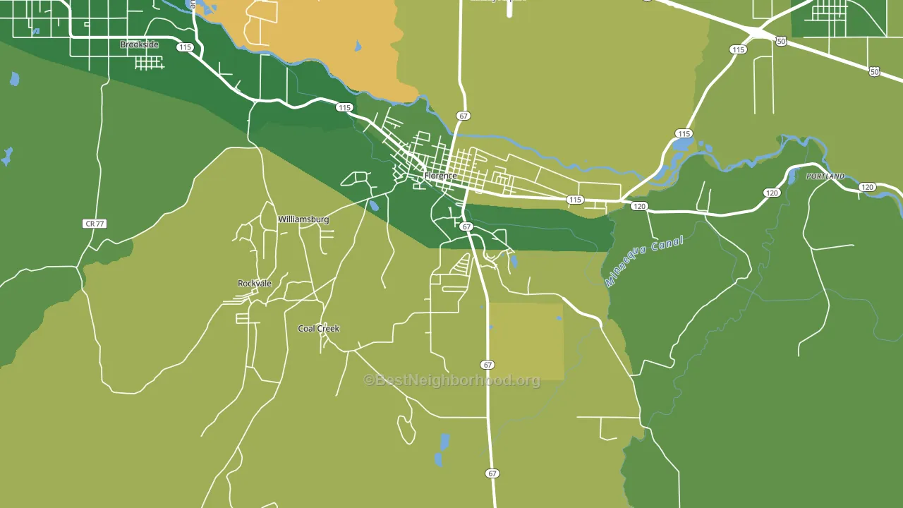 81226, CO block-group voter-turnout map
