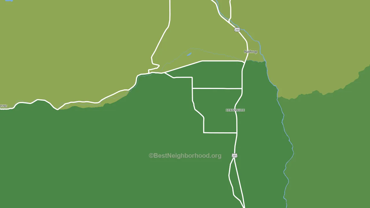 81236, CO block-group voter-turnout map