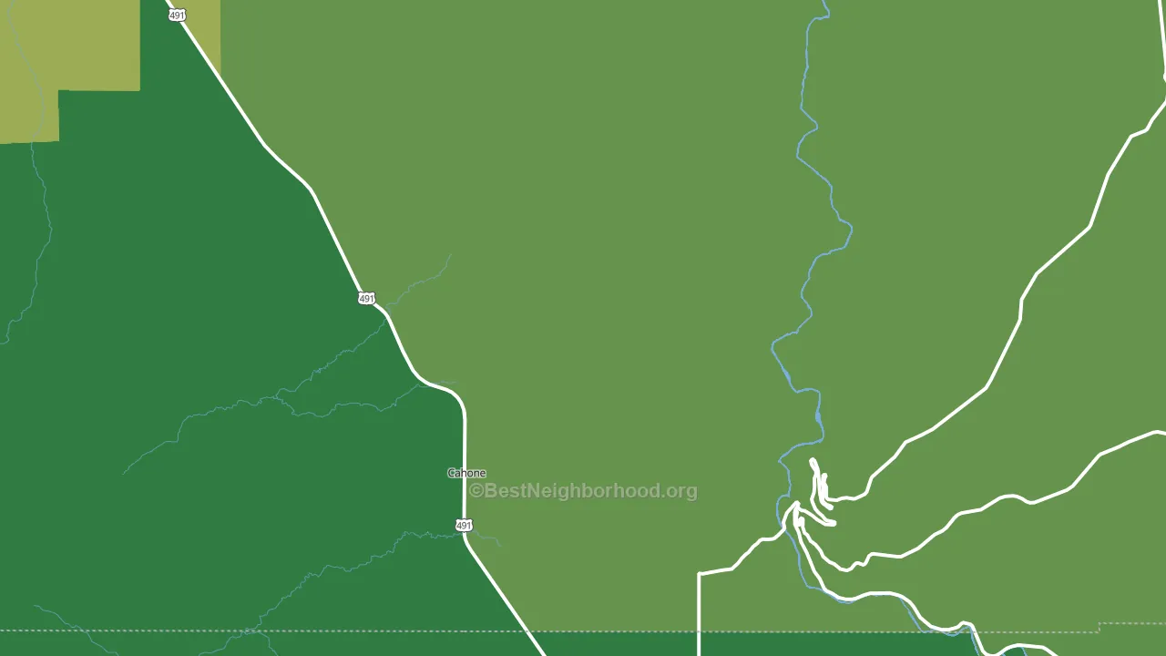 81320, CO block-group voter-turnout map