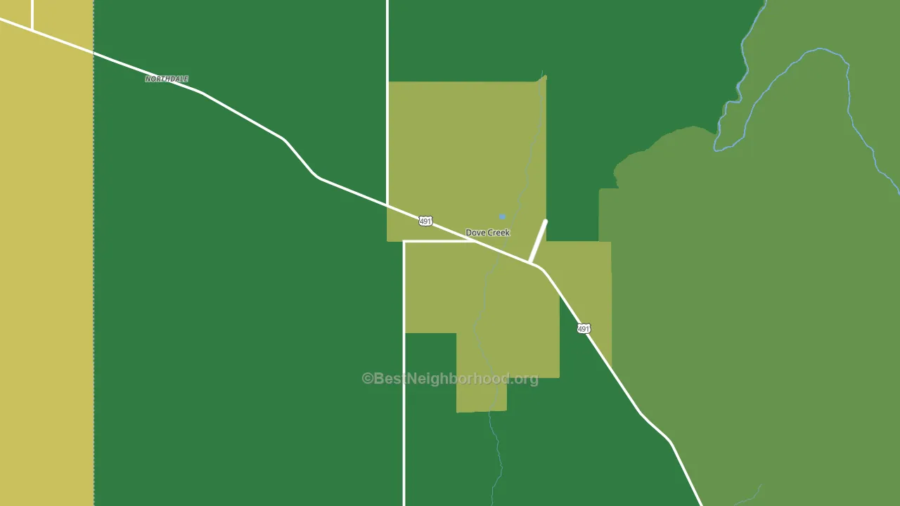 81324, CO block-group voter-turnout map