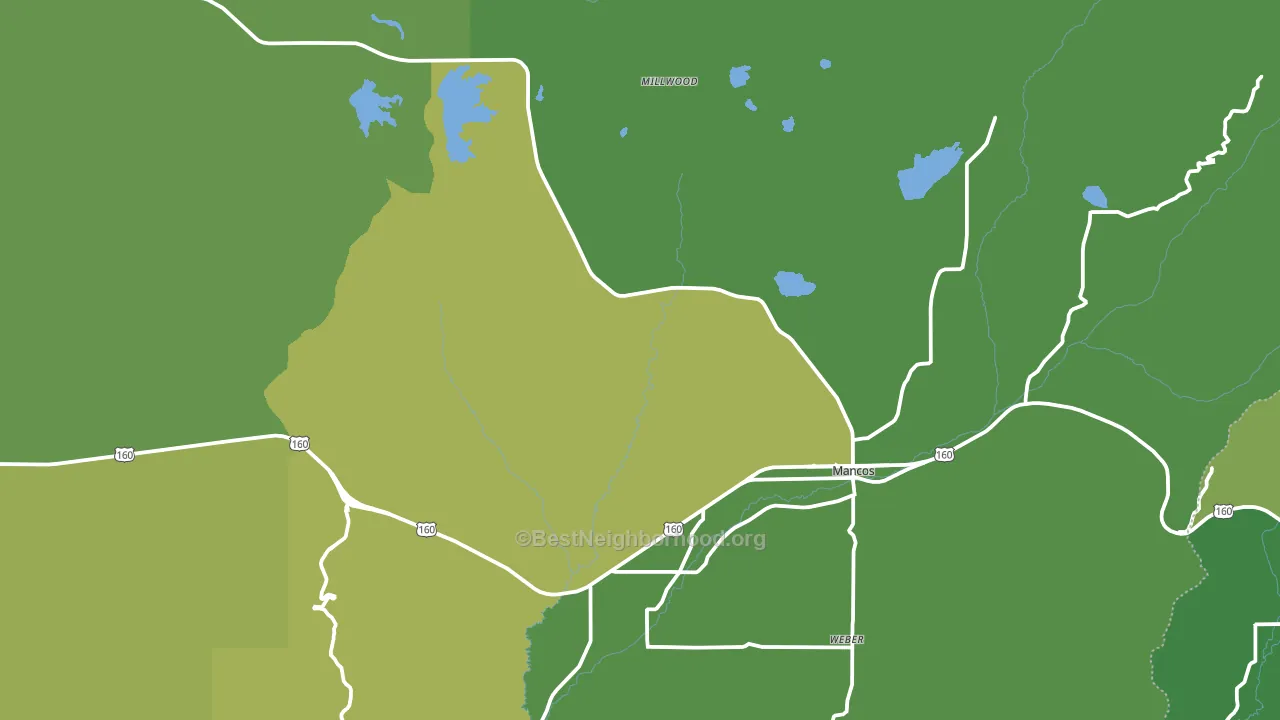 81328, CO block-group voter-turnout map