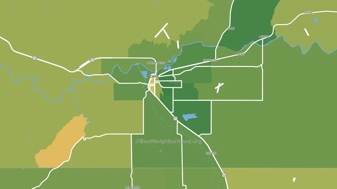 81416, CO block-group voter-turnout map