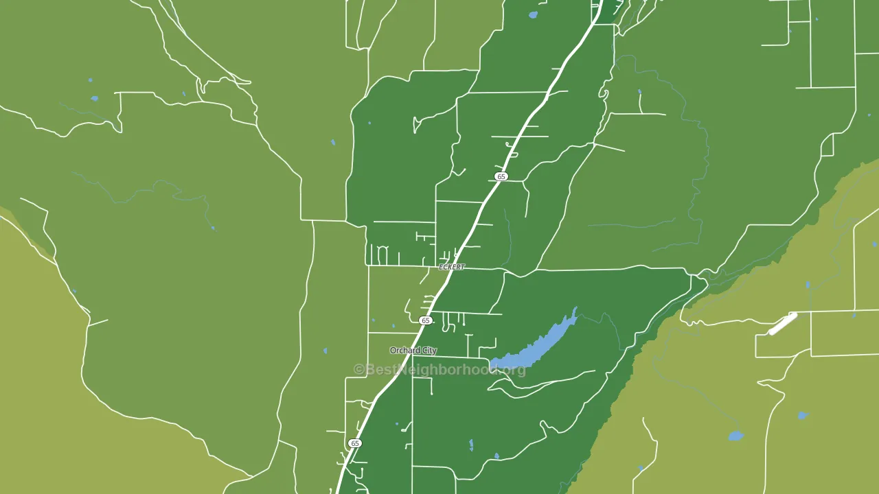 81418, CO block-group voter-turnout map