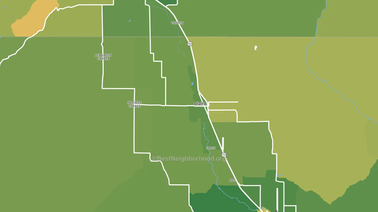 81425, CO block-group voter-turnout map
