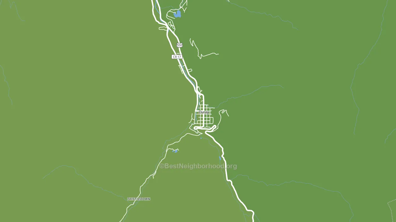 81427, CO block-group voter-turnout map