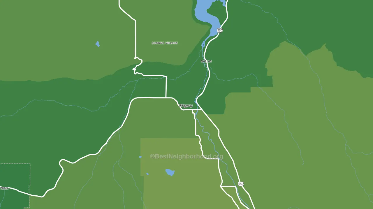 81432, CO block-group voter-turnout map
