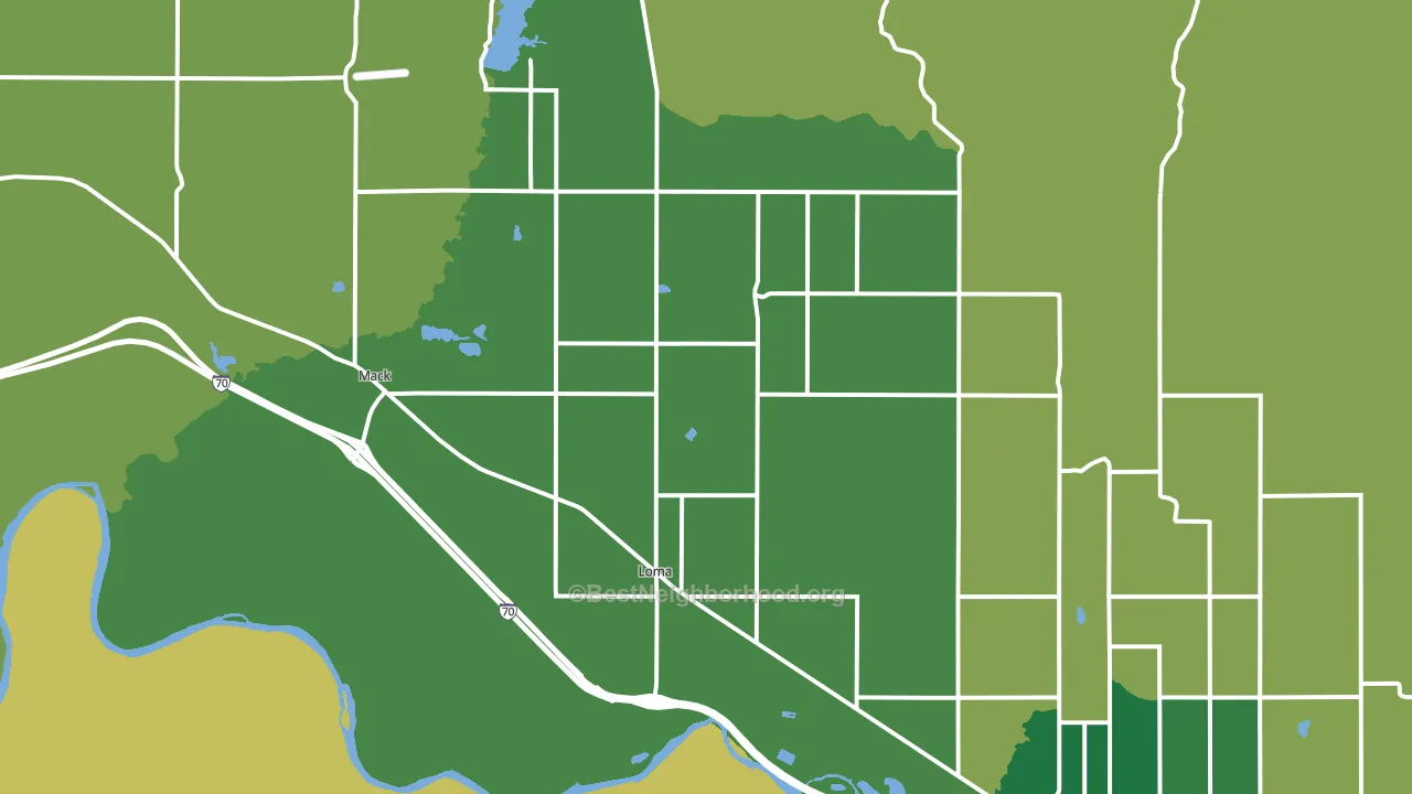 81524, CO block-group voter-turnout map