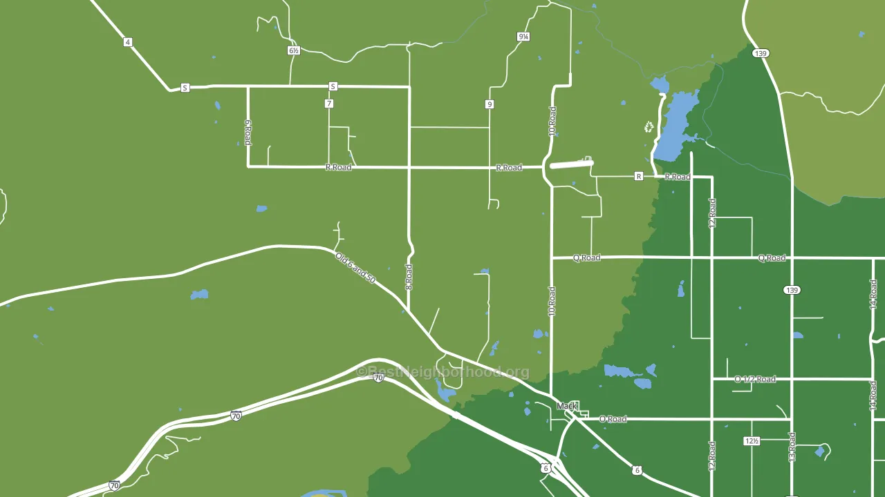 81525, CO block-group voter-turnout map