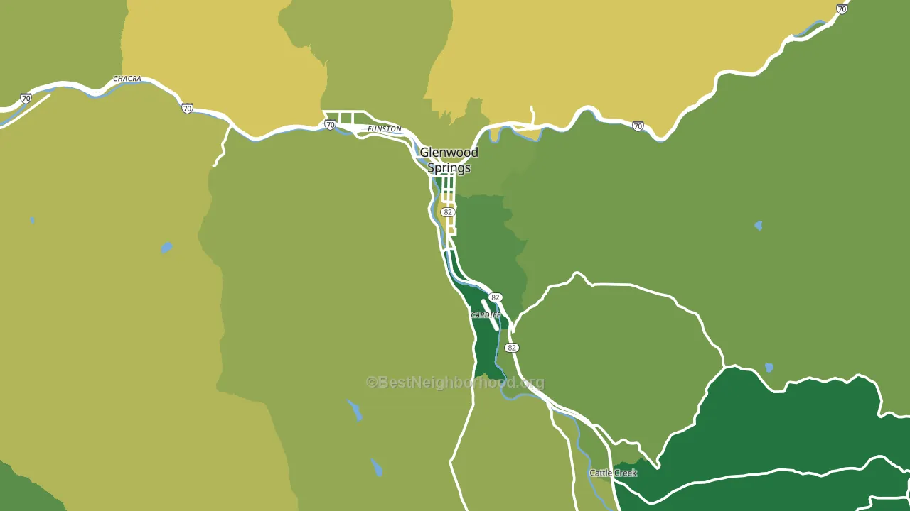 81601, CO block-group voter-turnout map
