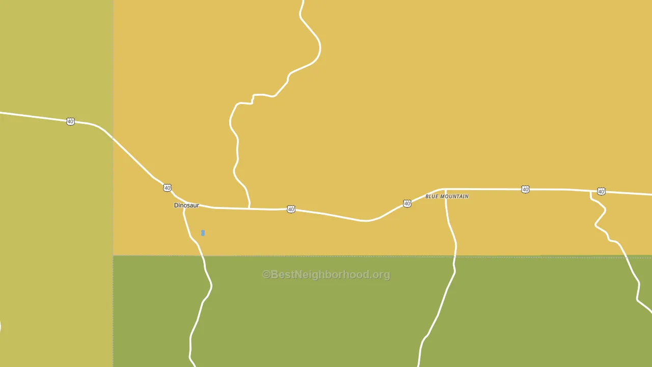 81610, CO block-group voter-turnout map