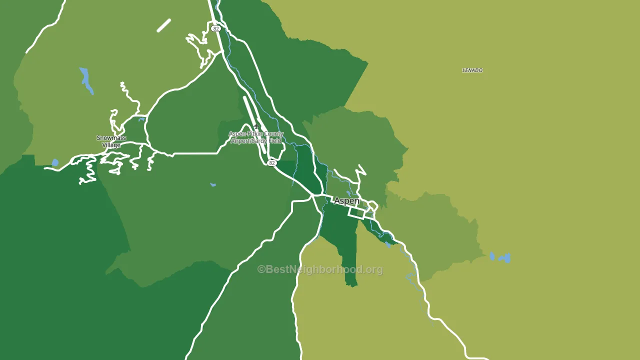 81611, CO block-group voter-turnout map