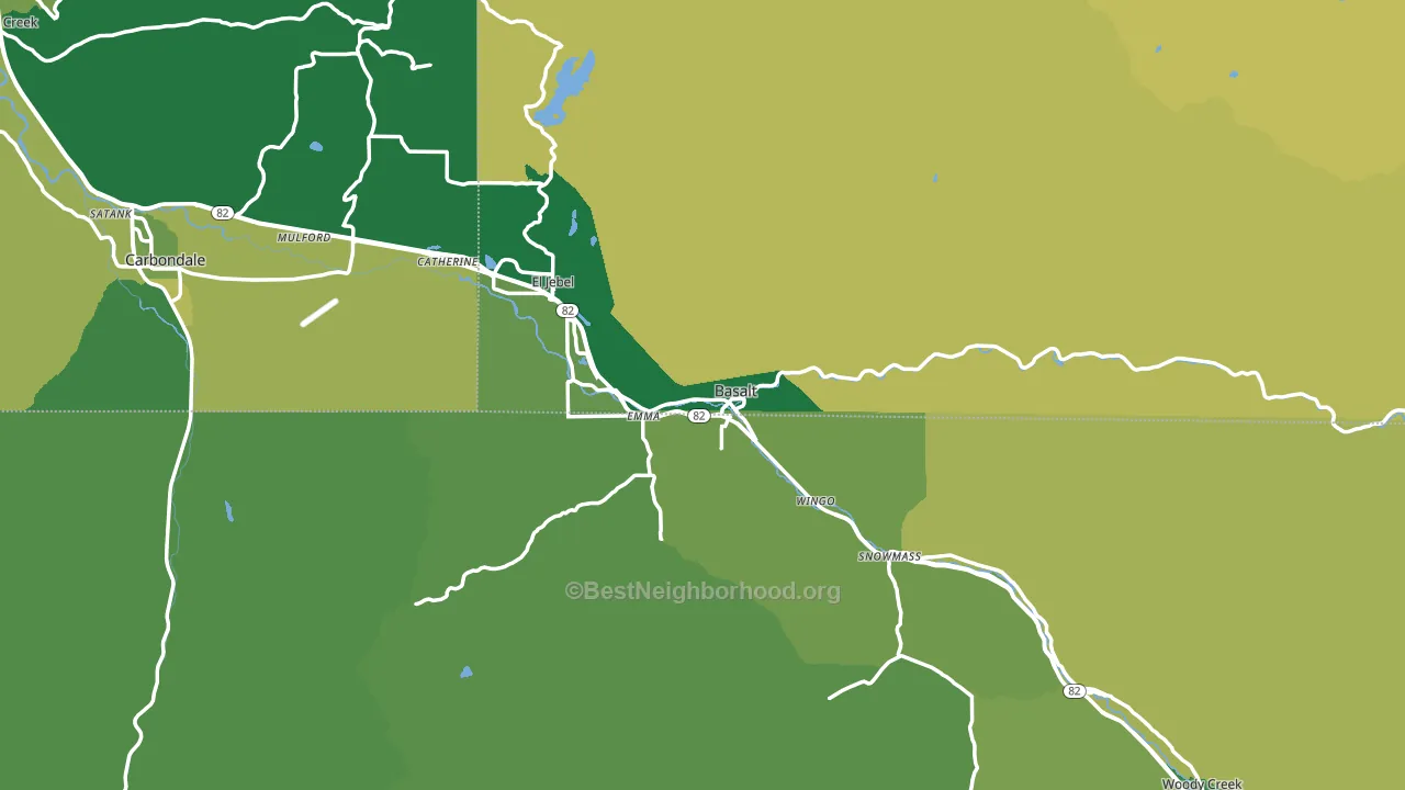 81621, CO block-group voter-turnout map