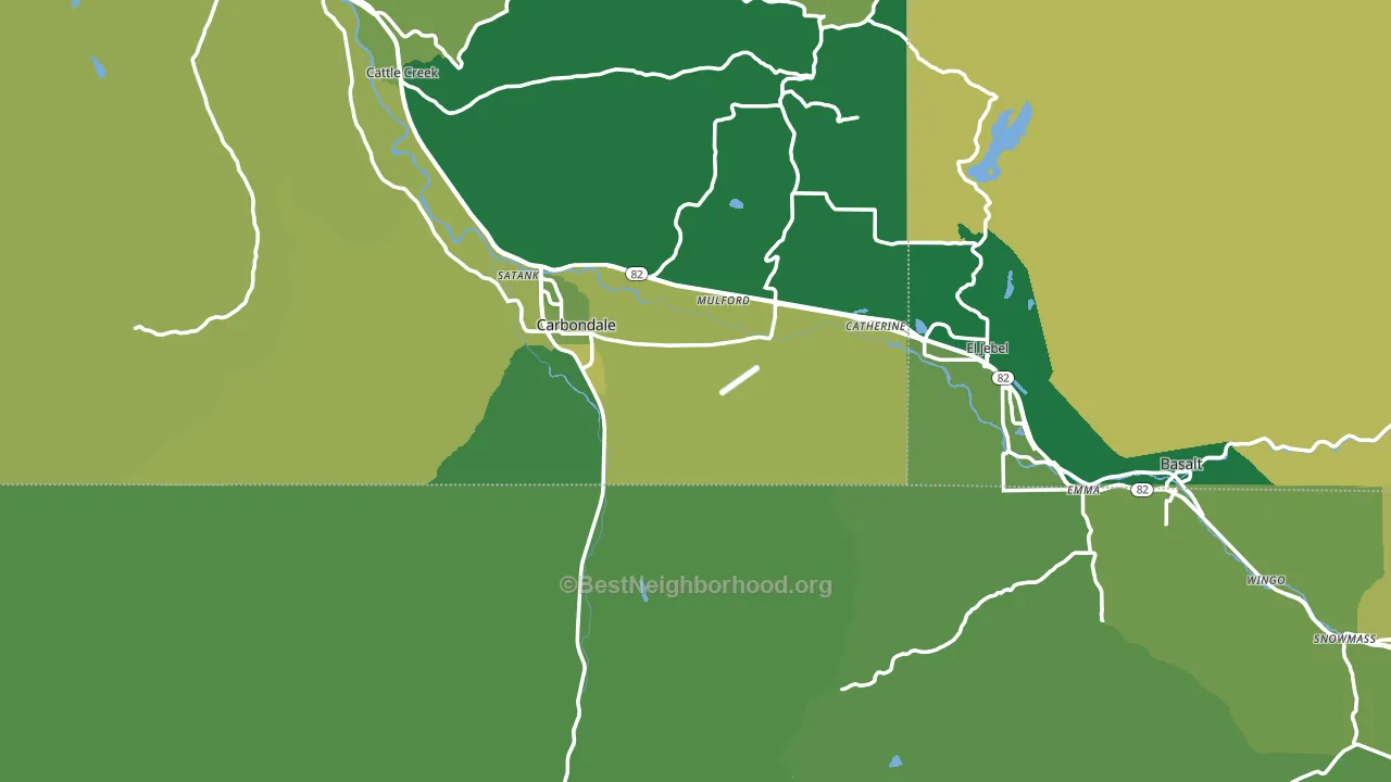 81623, CO block-group voter-turnout map