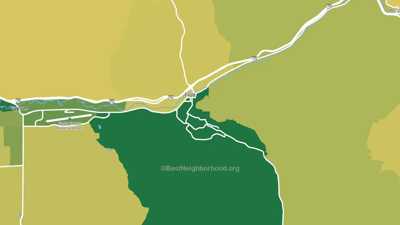 81631, CO block-group voter-turnout map
