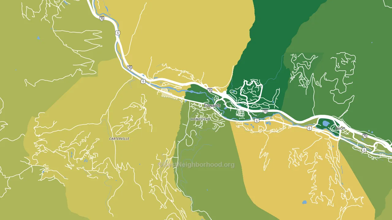 81632, CO block-group voter-turnout map