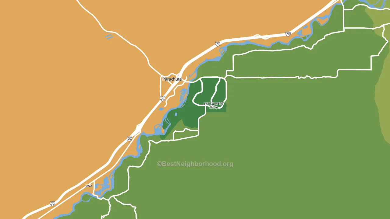 81635, CO block-group voter-turnout map
